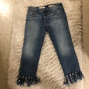 NWOT Anthropologie Fringe Jeans Pilcro size 28